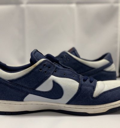 Nike Sb Dunk Low Binary Blue Denim Size 14