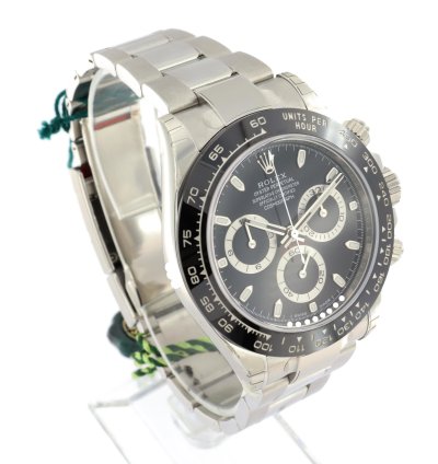 Rolex Daytona Ref 116500ln Black Dial Full Stickers Never Worn Full Set