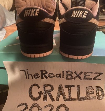Nike Sb Dunk Low Black Coral