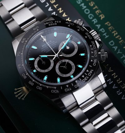 Rolex Daytona Ref 116500ln Black Dial Stainless Steel Box And Papers 2023