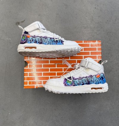 2023 Nike Air Force 1 Mid Off-white Graffiti