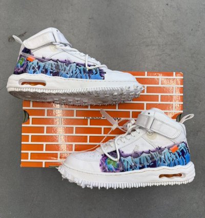 2023 Nike Air Force 1 Mid Off-white Graffiti