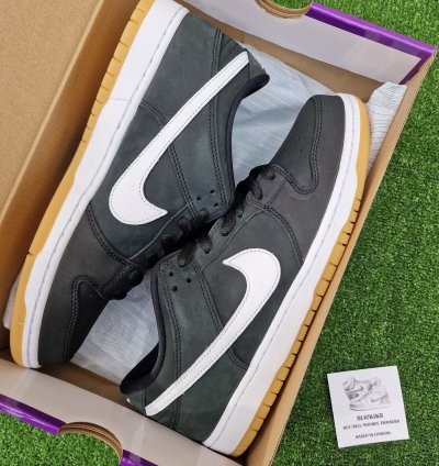 Nike Sb Dunk Low Black Gum Uk 10 Us 11