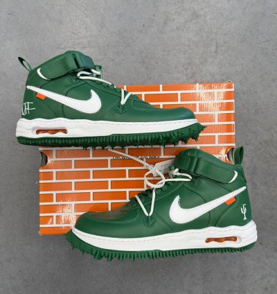 2023 Nike Air Force 1 Mid Off-white Pine Green