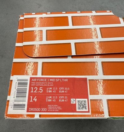 2023 Nike Air Force 1 Mid Off-white Pine Green