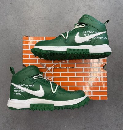 2023 Nike Air Force 1 Mid Off-white Pine Green