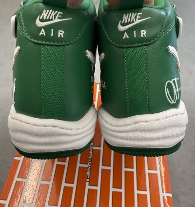 2023 Nike Air Force 1 Mid Off-white Pine Green