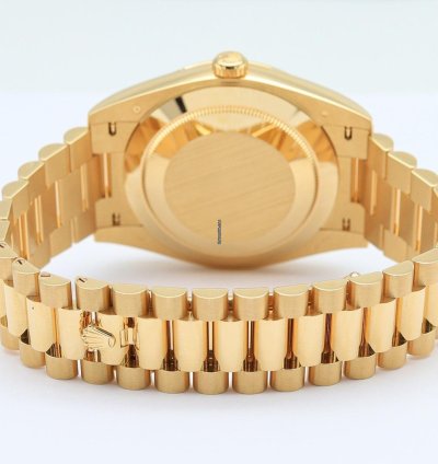 Rolex Day-date 40 Yellow Gold Green Ombre Dial