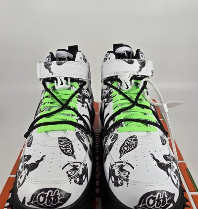 2023 Off-white Air Force 1 Mid Sp Leather Grim Reaper