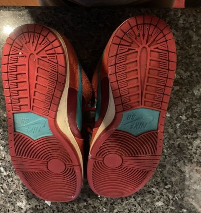 Nike Sb Dunk Low Brickhouse Turbo Green Team Red