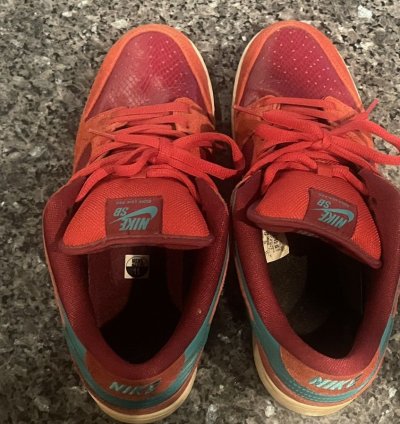 Nike Sb Dunk Low Brickhouse Turbo Green Team Red