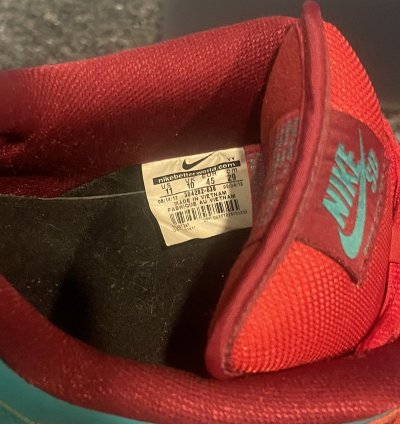 Nike Sb Dunk Low Brickhouse Turbo Green Team Red