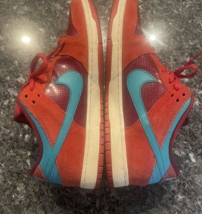 Nike Sb Dunk Low Brickhouse Turbo Green Team Red