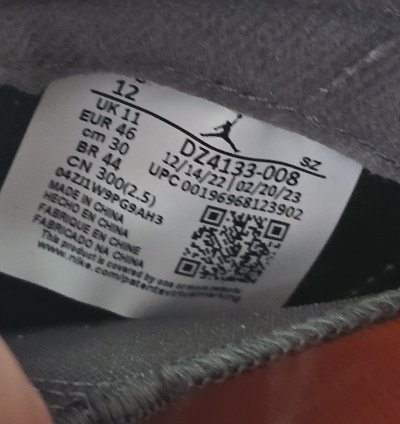 2023 Paris Saint-germain Air Jordan 6 Retro Low Iron Grey