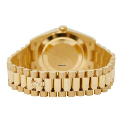 Rolex Day-date 40 Yellow Gold Mop Diamond Dial On Presidential Complete Set Unworn 2024