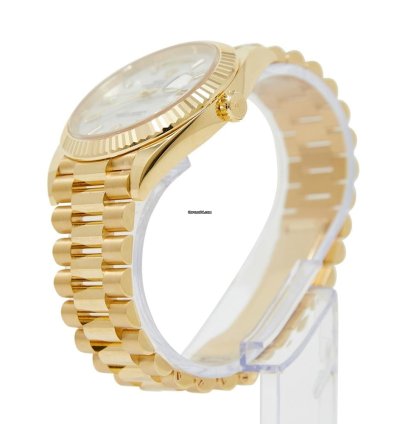 Rolex Day-date 40 Yellow Gold Mop Diamond Dial On Presidential Complete Set Unworn 2024