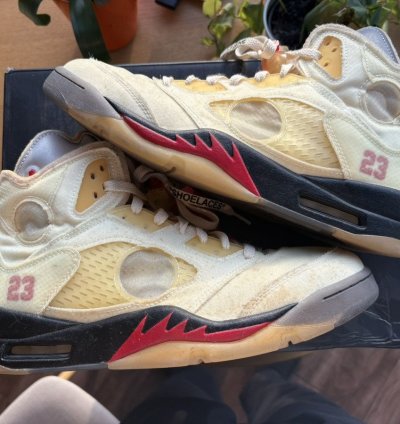 Jordan 5 Retro Off White Sail