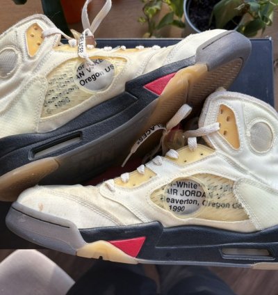 Jordan 5 Retro Off White Sail