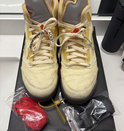 Jordan 5 Retro Off White Sail