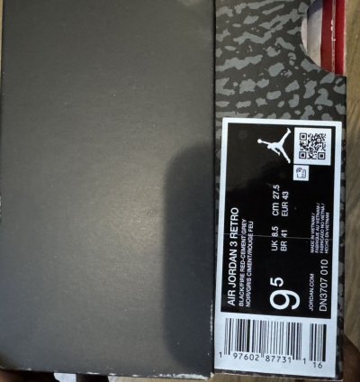 2024 Air Jordan 3 Black Cement