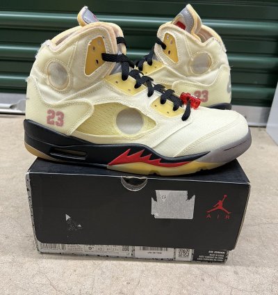 Jordan 5 Retro Off White Sail Size 9 5