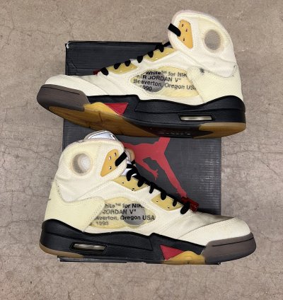 Jordan 5 Retro Off White Sail Size 9 5