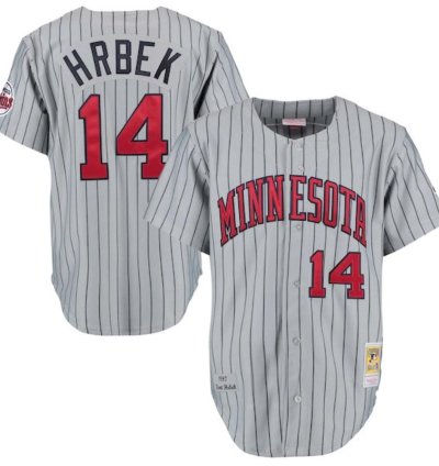 Minnesota Twins Kent Hrbek Gray 1987 Throwback Jersey
