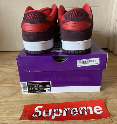 Nike Sb Dunk Low Cherry Sz 12