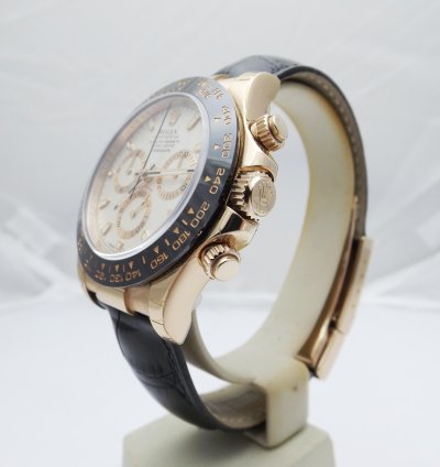 Rolex Daytona Ref 116515ln Oro Rosa 18kt Ivory Everose Nos Full Stickers