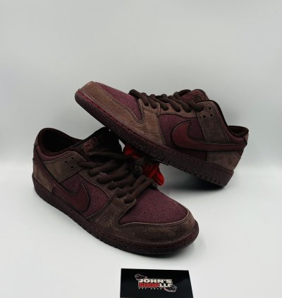 Nike Sb Dunk Low City Of Love Burgundy Crush Size 12 Men