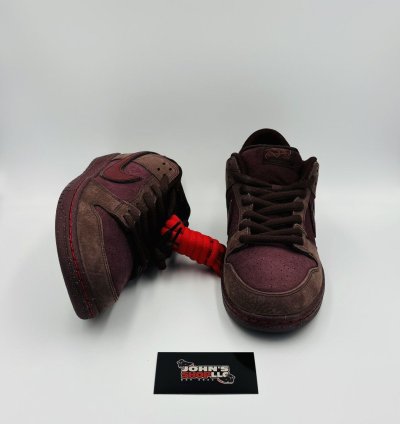 Nike Sb Dunk Low City Of Love Burgundy Crush Size 12 Men