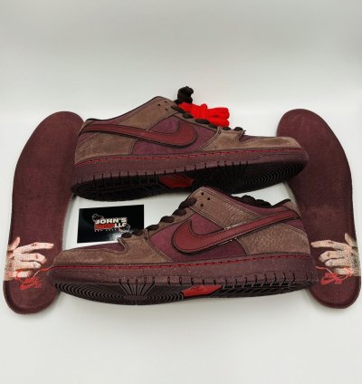 Nike Sb Dunk Low City Of Love Burgundy Crush Size 12 Men