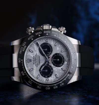 Rolex Daytona Ref 116519ln Meteorite Dial 18k White Gold Box And Papers 2023