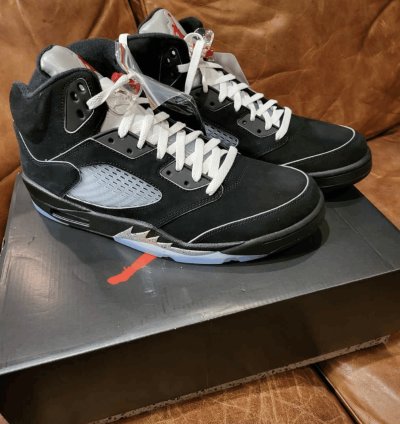 Jordan 5 Retro Og Black Metallic Reimagined 2025 New Size 13