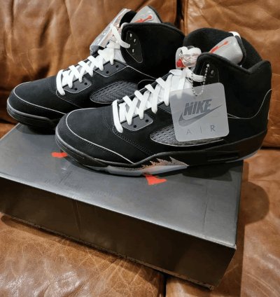 Jordan 5 Retro Og Black Metallic Reimagined 2025 New Size 13