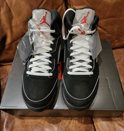Jordan 5 Retro Og Black Metallic Reimagined 2025 New Size 13