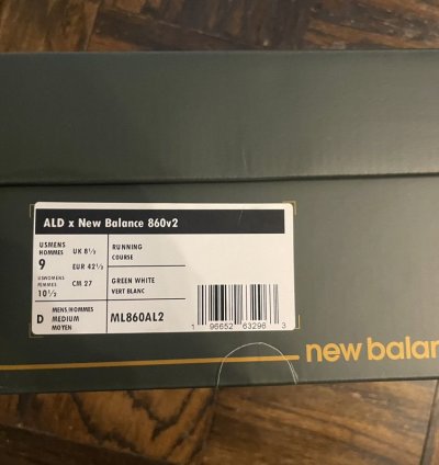Aime Leon Dore New Balance 860v2 green