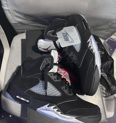 Jordan 5 Retro Og Black Metallic Reimagined Size 10 5