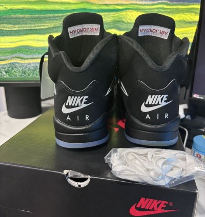 Jordan 5 Retro Og Black Metallic Reimagined Size 10 5