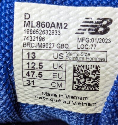 Aime Leon Dore New Balance 860v2 Blue