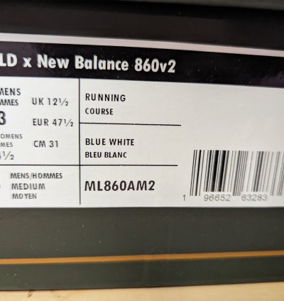 Aime Leon Dore New Balance 860v2 Blue