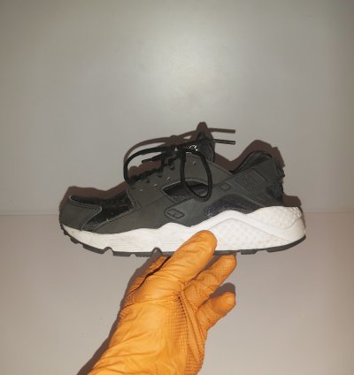 35 5eur 5us Nike Air Huarache Wmns Black-white 634835-006