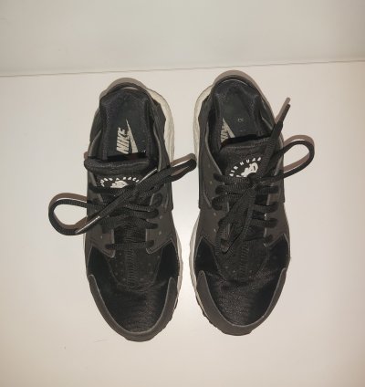 35 5eur 5us Nike Air Huarache Wmns Black-white 634835-006