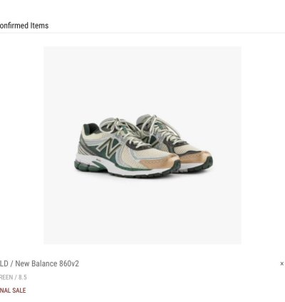 Aime Leon Dore New Balance 860v2 Green
