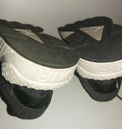 35 5eur 5us Nike Air Huarache Wmns Black-white 634835-006