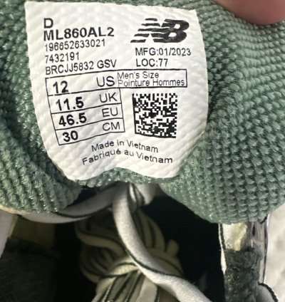 Aime Leon Dore New Balance 860v2 Green