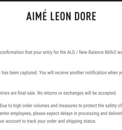 Aime Leon Dore New Balance 860v2 Green