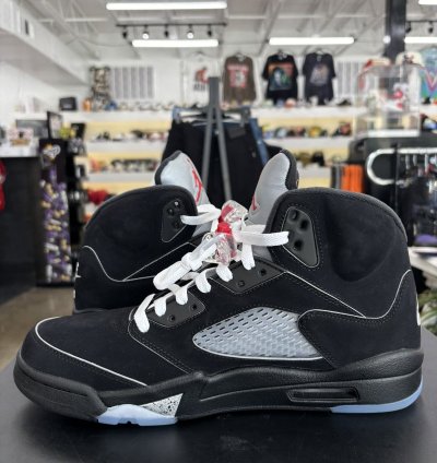 Jordan 5 Retro Og Black Metallic Reimagined Sz 11