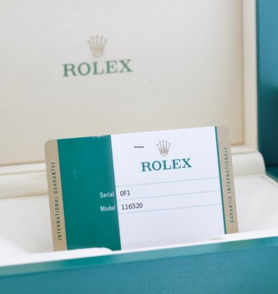 Rolex Daytona Ref 116520 Nuovo