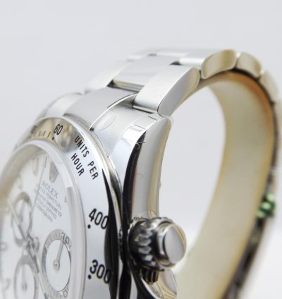 Rolex Daytona Ref 116520 White Chromalight Aph Nos New Full Set Stickers
